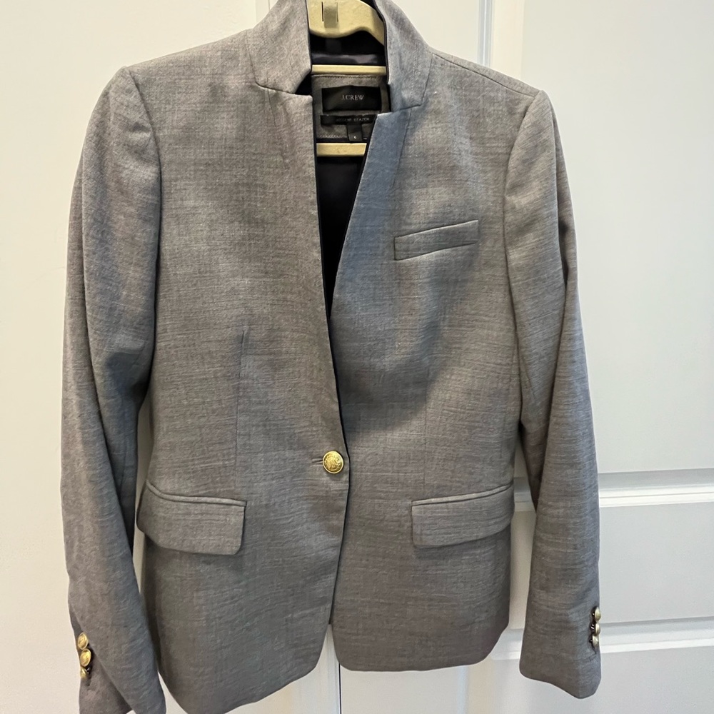 J.Crew Regent Gray Blazer